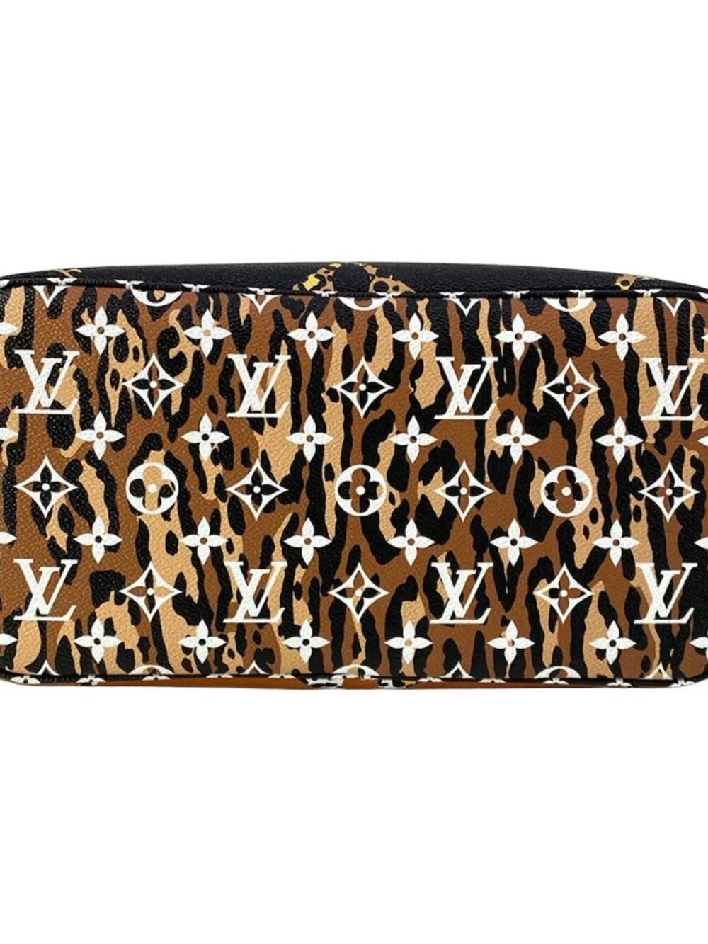 LOUIS VUITTON Neverfull MM M44676 Noir Monogram Jungle GI3139 Tote Bag - Picture 7 of 15